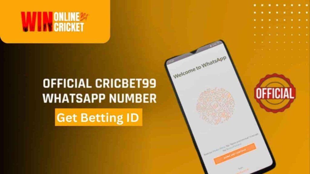 Cricbet99 WhatsApp Customer care Number - Win Online Cricket Bet